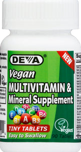 Deva Multivitamin & Mineral Tiny Tabs 90 Tab [UNFI #47036] T