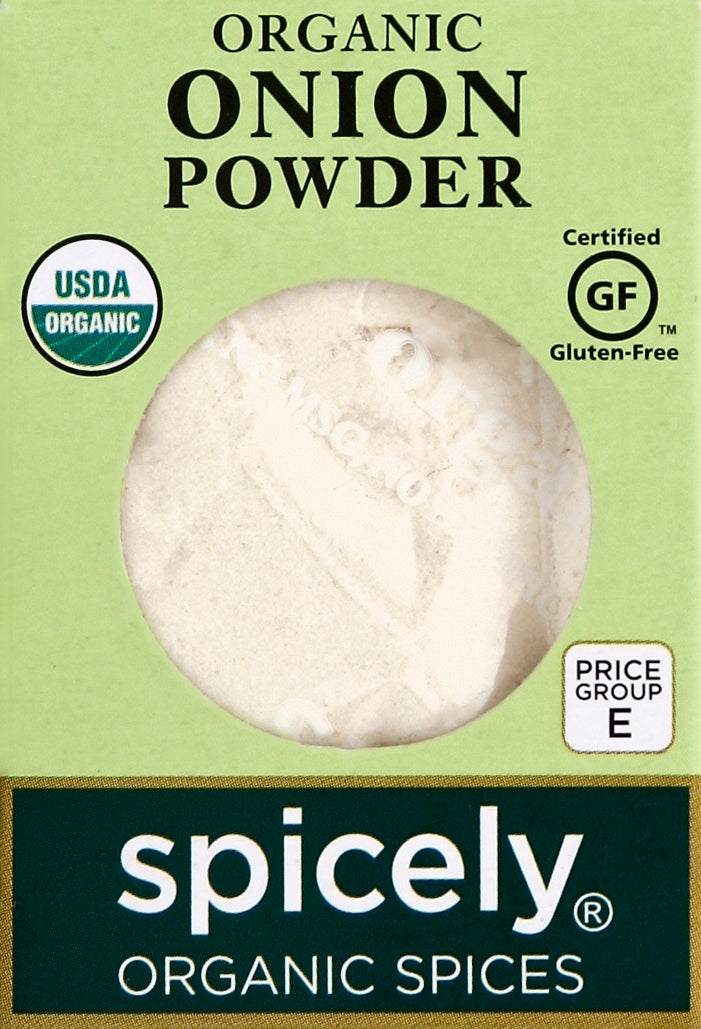 Spicely Organics Onion Powder 6/.4 Oz [UNFI #16401]