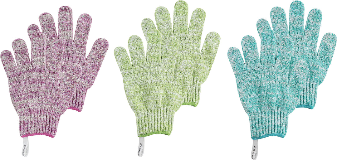 Eco Tools Bath & Shower Gloves 6/1 Pair [UNFI #41018] T