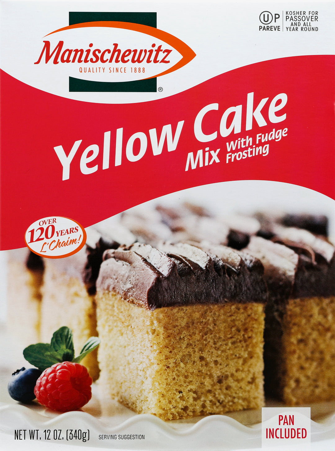 Manischewitz Cake Mix Yellow 12/12 Oz [UNFI #21427]