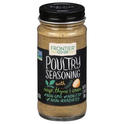 Frontier Nat Prod Co-op Poultry Seasoning 1.34 Oz [UNFI #28524]