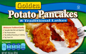 Golden Potato Traditional Latkes 8 Ct 12/10.6 Oz [UNFI #72788]