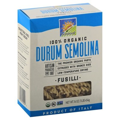 Bionaturae Fusilli 12/16 Oz [UNFI #05603]