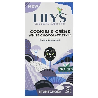 Lilys Cookie/Creme White Choc Bar 12/2.8 Oz [UNFI #52171]