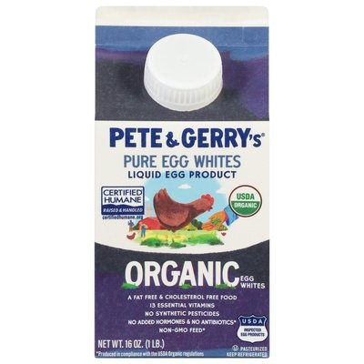Pete & Gerrys Liquid Egg Whites 6/16 Oz [UNFI #59807]