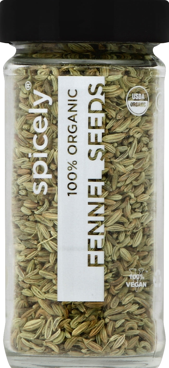 Spicely Organics Fennel Seeds 3/1.1 Oz [UNFI #13653]