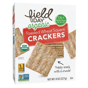 Field Day Toasted Wheat Squares 12/7 Oz [UNFI #67965]