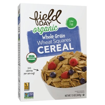 Field Day Wheat Squares Wg 10/13 Oz [UNFI #41793]