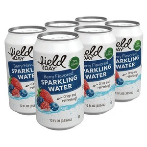 Field Day Sparkling Water Berry 4/6/12 Oz [UNFI #16919] T