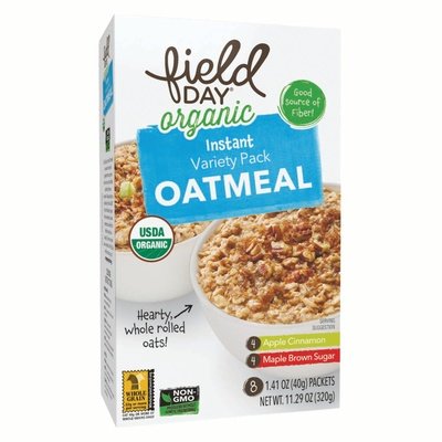 Field Day Instant Oatmeal Variety Pack 6/11.30 Oz [UNFI #30471]