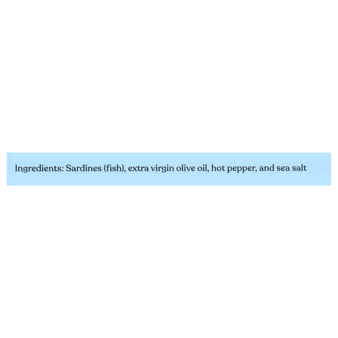 Fishwife Hot Pepper Sardines 12/4.2 Oz [UNFI #52954]
