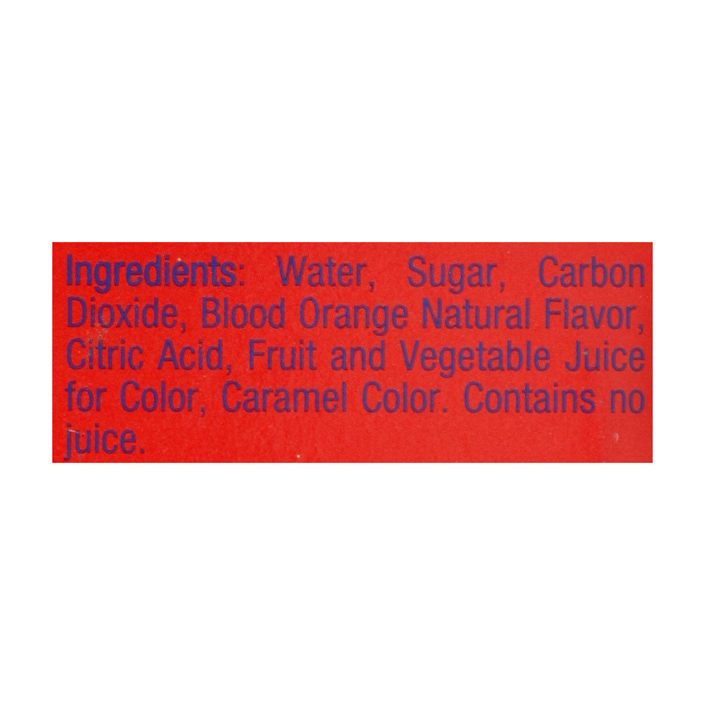 Lorina Sparkling Blood Orange 4/6/11.2 Oz [UNFI #33161] T