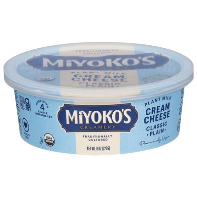 Miyokos Creamery Classic Plain 6/8 Oz [UNFI #03980]