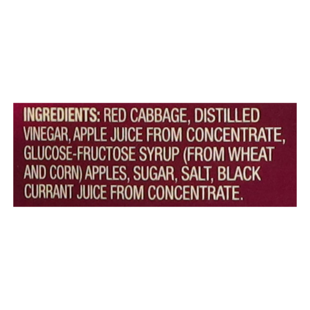 Kuhne Red Cabbage With Apples 12/24 Oz [UNFI #12872]