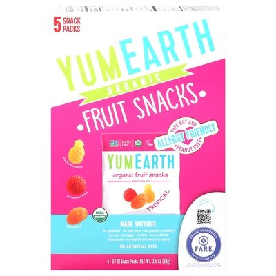 Yumearth Fruit Snacks Tropical 6/3.5 Oz [UNFI #72610]