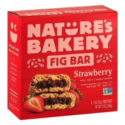 Natures Bakery Strawberry 6/6/2 Oz [UNFI #83507]