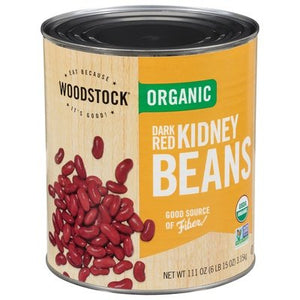 Woodstock Dark Red Kidney Beans 6/110 Oz [UNFI #58644]