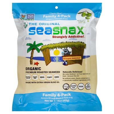 Seasnax Classic Olive Family 4 Pack 4/2.16 Oz [UNFI #04915]