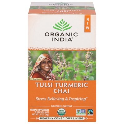 Organic India Turmeric Chai 6/18 Ct [UNFI #86563] T