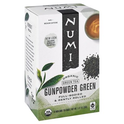 Numi Tea Gunpowder 6/18 Bag [UNFI #19377]