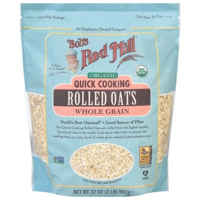 Bobs Red Mill Quick Cooking Rolled Oats 4/32 Oz [UNFI #71282]