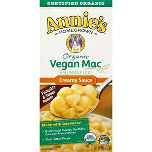 Annies Homegrown Vegan Shells & Creamy Sauce 12/6 Oz [UNFI #06868]