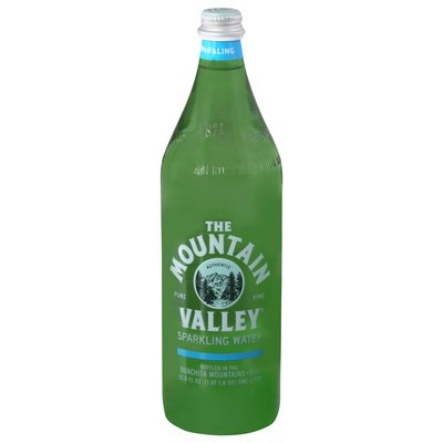 Mountain Valley Spring Water Premium Sparkling Glass 12/1 Ltr [UNFI #21502] T