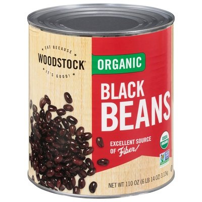 Woodstock Black Beans 6/110 Oz [UNFI #58643]