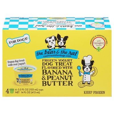 The Bear & The Rat Banana & Peanut Butter 8/14 Oz [UNFI #43017] T