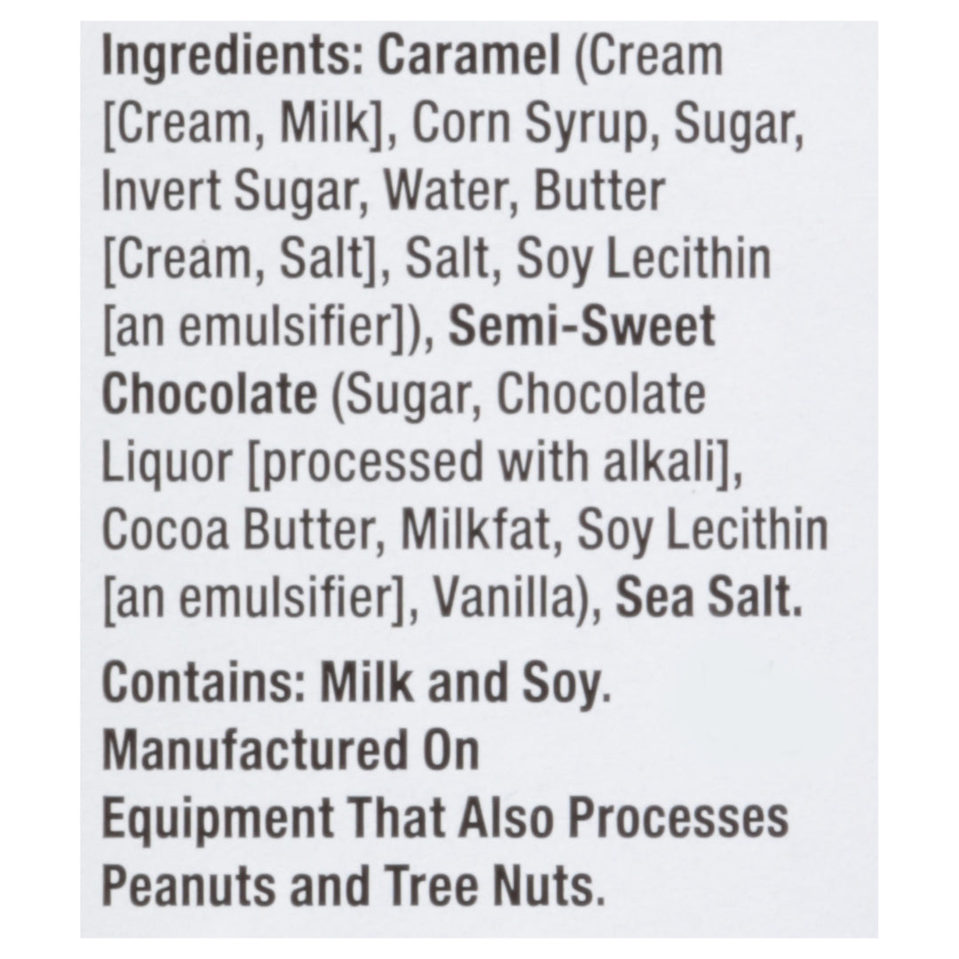 Sanders Dark Chocolate Sea Salt 6/18 Oz [UNFI #53938]