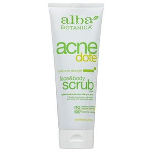 Alba Botanica Face & Body Scrub 8 Oz [UNFI #46260] T