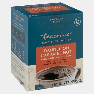 Teeccino Dandelion Caramel Nut 6/10 Bag [UNFI #80287]