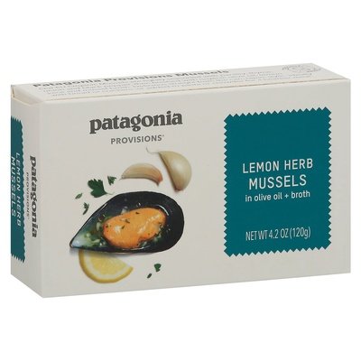 Patagonia Provisions Lemon Herb Mussels 10/4.2 Oz [UNFI #84071]