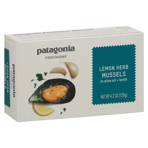 Patagonia Provisions Lemon Herb Mussels 10/4.2 Oz [UNFI #84071]