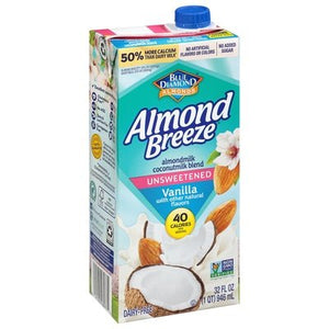 Almond Breeze Coconut Unsweetened Vanilla 12/32 Oz [UNFI #14037]