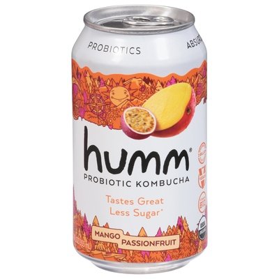 Humm Kombucha Mango Passionfruit 6/12 Oz [UNFI #19385]