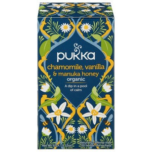 Pukka Chamomile Vanilla & Manuka Honey 4/20 Bag [UNFI #46395]