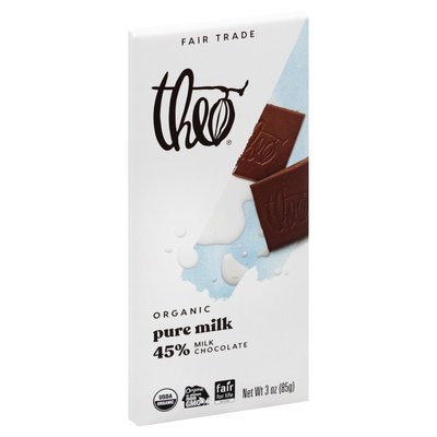 Theo Chocolate 45% Milk Chocolate 12/3 Oz [UNFI #23488]