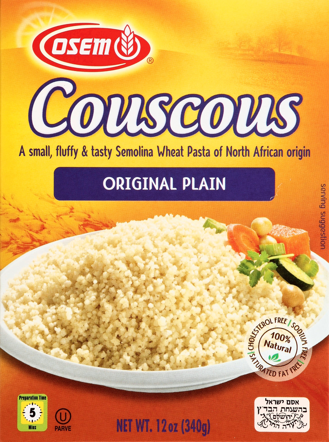 Osem Couscous North African 12/12 Oz [UNFI #82287]