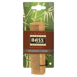 Bass Brushes Comb Pocket Fine Tooth Wood 1 Ct [UNFI #09165] T