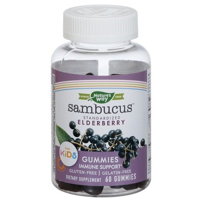 Natures Way Kids Sambucus Gummies 60 Ct [UNFI #02076] T