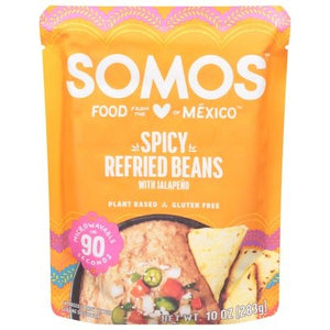 Somos Spicy Refried Beans 6/10 Oz [UNFI #81003]