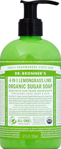 Dr. Bronners Lemongrass Lime 12 Oz [UNFI #83868] T