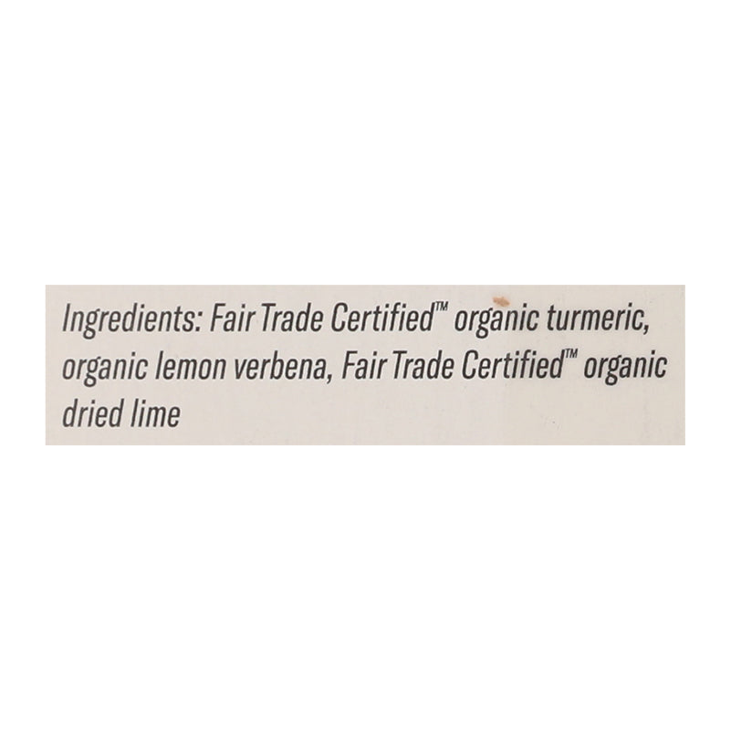 Numi Tea Gldn Tonic,Lemon Verbena,Lime 6/12 Bag [UNFI #74943]