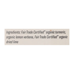 Numi Tea Gldn Tonic,Lemon Verbena,Lime 6/12 Bag [UNFI #74943]