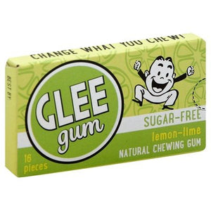 Glee Gum Lemon Lime Sugar Free 12/16 Pc [UNFI #01529]