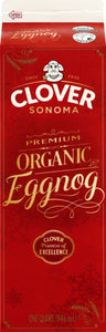 Clover Sonoma Eggnog 12/32 Oz [UNFI #42319]
