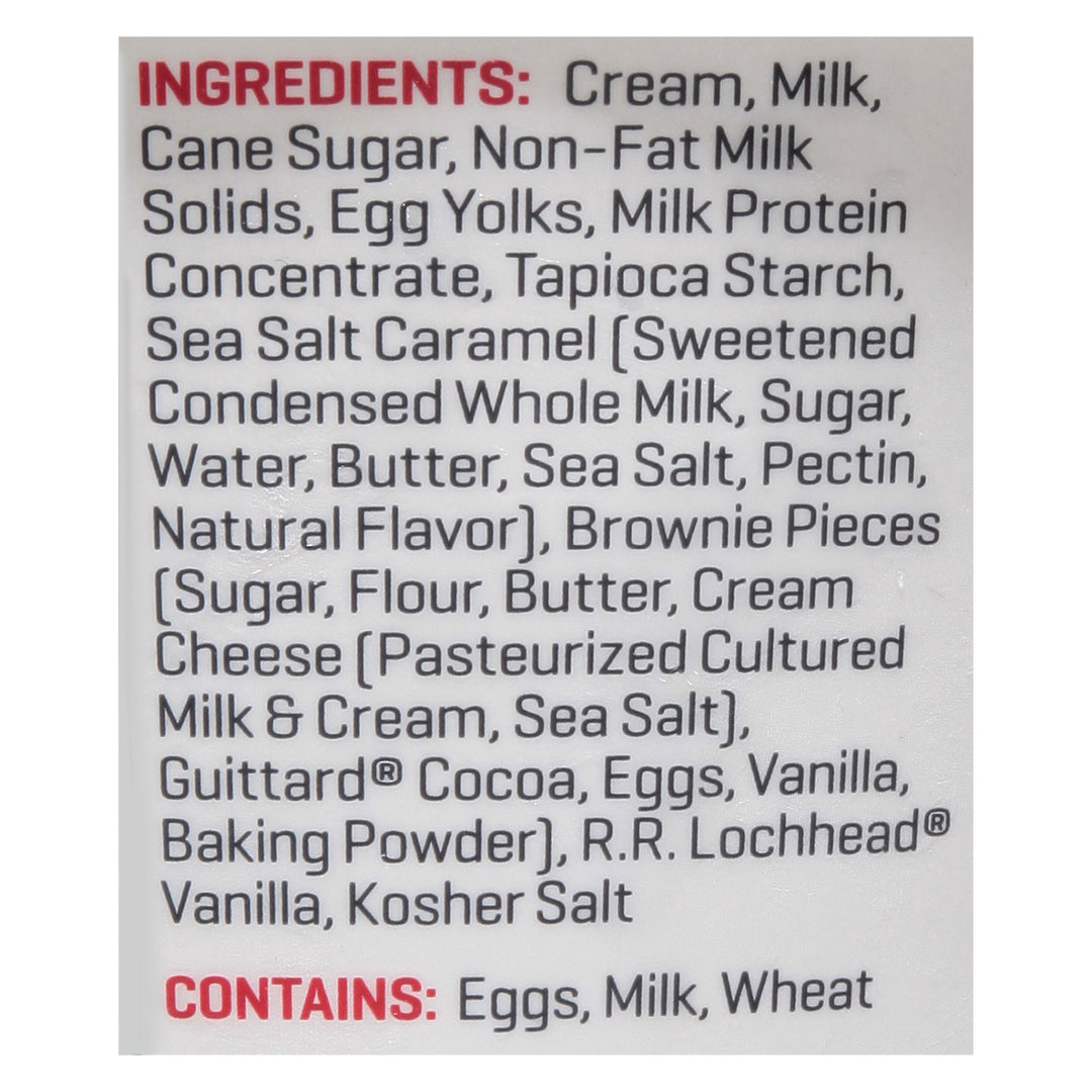 Mcconnells Sweet Cream Caramel Brownie 8/1 Pint [UNFI #74971]