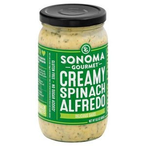 Sonoma Gourmet Creamy Spinach Alfredo 6/15.5 Oz [UNFI #32809]