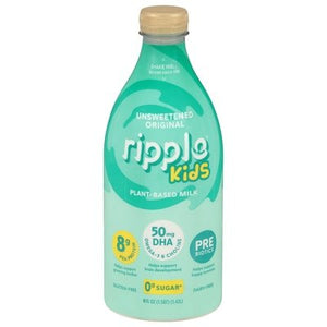 Ripple Kids Unsweetened Milk Plant 6/48 Oz [UNFI #69888]